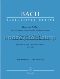 Concerto for Oboe d'amore Amaj BWV1055 Ob & piano