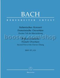 Italian Concerto / French Overture, BWV 971, BWV 831