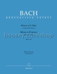 Mass Fmaj BWV233 Voc Sc