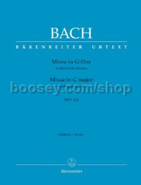 Mass Gmaj BWV236 Full Score