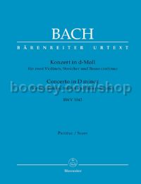 Double Violin Concerto in D minor BWV 1043 (full score)