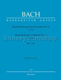 Brandenburg Concerto No2 Fmaj BWV1047 Urtext Full Score