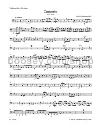 Concerto for Harpsichord, Flute, Violin, Strings and Basso continuo in A minor (BWV 1044) (Cello)