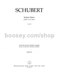 Stabat Mater in G minor D 175 (Violin II)