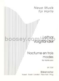 Nocturne In Three Modes For Solo Harp
