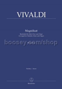 Magnificat RV610/611 (Choir & Organ series) SATB