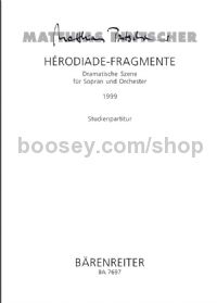 Herodiade-fragmente (g) (1999) Voice Studies