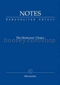 Bärenreiter Notes. Manuscript and Notebook. Liszt Blue