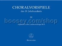 Chorale Preludes 19th Century Chorale Preludes For Organ