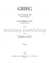 Holberg Suite (From Holberg's Time) Op.40 (Violin II)