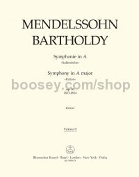 Symphony No.4 in A, Op.90 (Italian) (Violin II Part)