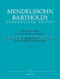 Complete Works for Violoncello and Pianoforte (Volume 1)