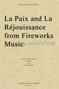 La Paix and La Réjouissance, from Music for the Royal Fireworks - String Quartet (parts)