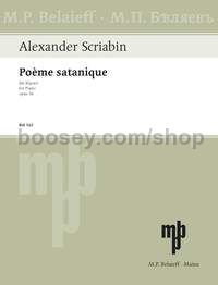 Poème satanique op. 36 - piano
