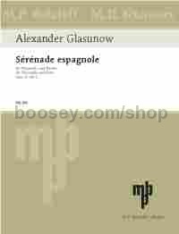 Sérénade espagnole op. 20/2 - cello & piano