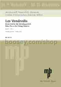 Les Vendredis, Vol. 1 - string quartet (study score)