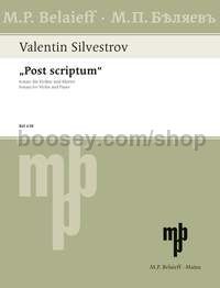 Post scriptum - violin & piano