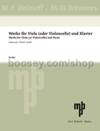 Works for Viola (or Cello) and Piano - viola (or cello) & piano