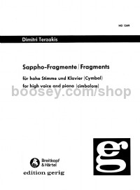 Sappho-Fragmente - high voice & piano