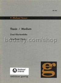 Thesis / Medium - piano