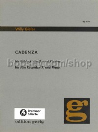 Cadenza - treble recorder & piano