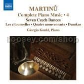 Complete Piano Music vol.4 (Naxos Audio CD)