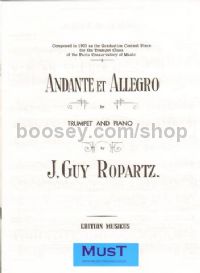 Andante et Allegro for trumpet and piano
