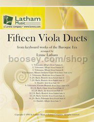 Duets (15) For 2 Violas from the Baroque Era