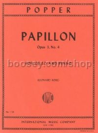 Papillon Op 3 No.4  (cello & piano)