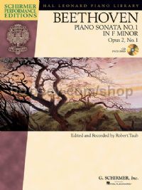 Piano Sonata No.1 in F minor Op 2 No.1 (Bk & CD)