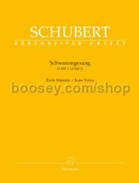 Schwanengesang D957 (low voice)