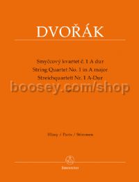 String Quartet No.1 Op 2 in A (set of parts)