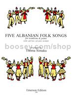Five Albanian Folk Songs (Bass/Treble clef) (trombone & piano)