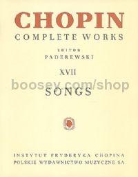 Complete Works, vol. 17: Songs