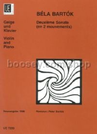 Violin Sonata No. 2 - violin & piano