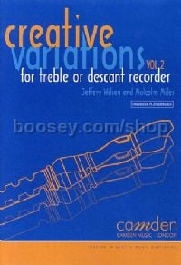 Creative Variations for for Treble or Descant Recorder vol.2 (Book & CD)