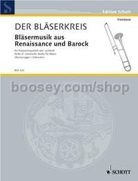 Bläsermusik aus Renaissance und Barock - 4-5 trombones (score & parts)