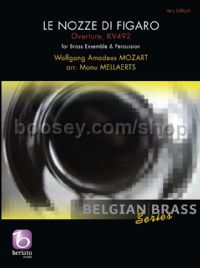 Le Nozze di Figaro Overture, KV 492 for brass ensemble & percussion (score & parts)