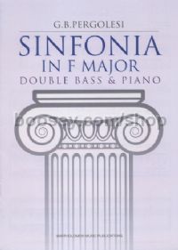 Sinfonia in F major - double bass & piano