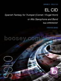 El Cid for trumpet, alto saxophone & fanfare band  (score & parts)