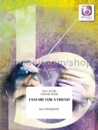 Fanfare for a Friend for fanfare band (score & parts)