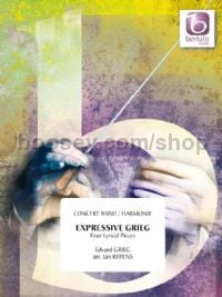 Expressive Grieg - Four Lyrical Pieces for concert band (score)