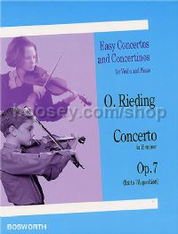 Concerto in E minor Op. 7 (Easy Concertos and Concertinos for violin and piano)