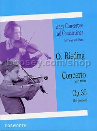 Violin Concerto Op. 35 in Bmin for Violin & Piano