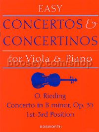 Concerto Bmin Op. 35 Viola & piano