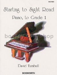 Starting To Sight Read Piano Grade 1 (David Turnbull Music Time series)
