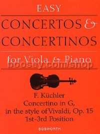 Concertino Op. 15 G Viola & Pf 