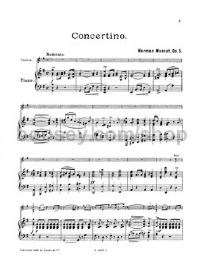 Concerto in G op. 5 - violin & piano