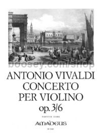 Violin Concerto A minor Op. 3/6 RV 356