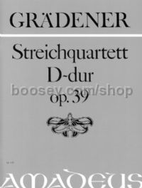 String Quartet D major Op. 39